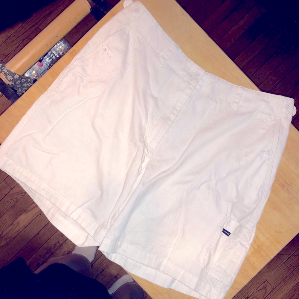 90s Vintage Lauren Ralph Lauren White Cotton Shorts